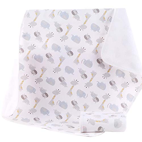 Large Baby Diaper Changing Pads Soft Cotton Waterproof Changing Pad for Baby 27.5X37.5 inches Underpads Mattress Mat Sheet Protector Portable Reusable Urine Mat for Travel Gear 2 Pack
