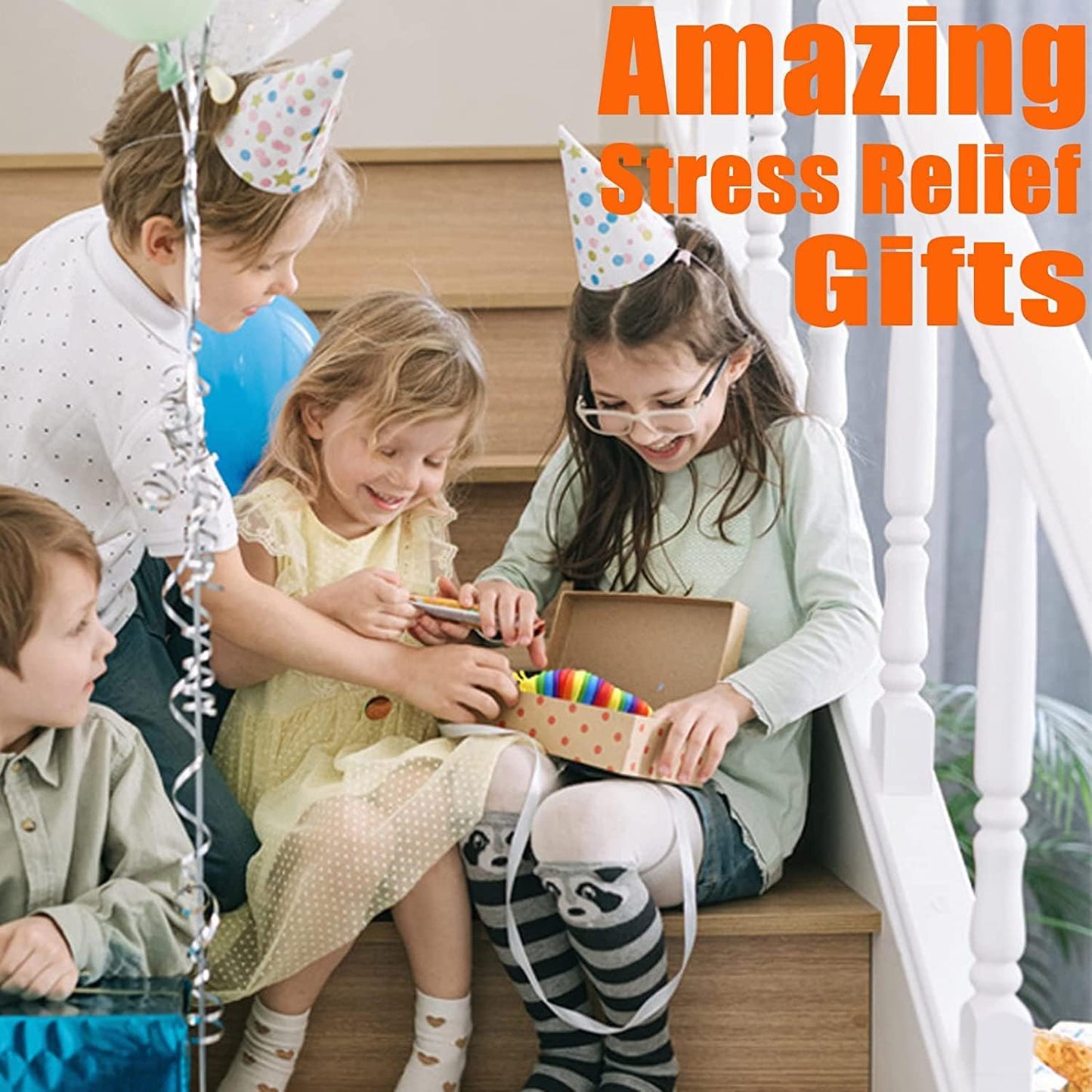 IFiwin Fidget Slug, Sensory Slug Fidget Toys for Autistic Kids & Adults, Autism Sensory Toys, Fidget Stress Toys,Toddler Toys,Christmas Stocking Stuffers, Birthday Gifts Party Favors