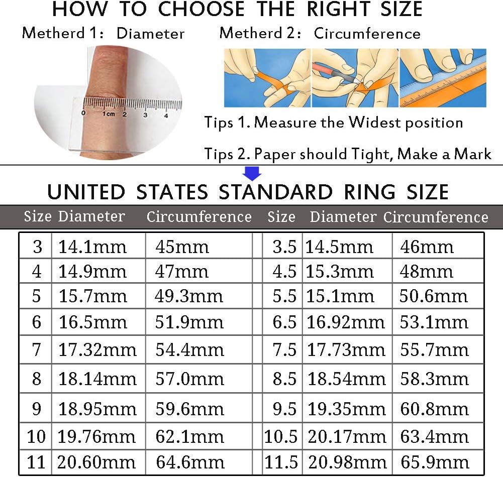 Anxiety Ring for Women Men, Titanium Stainless Steel Spinner Ring, 5 Colors, 6MM, Size 6-10, 3 Styles Anxiety Ring-Moon Star, Sandblasted Finished, Hollow Outer