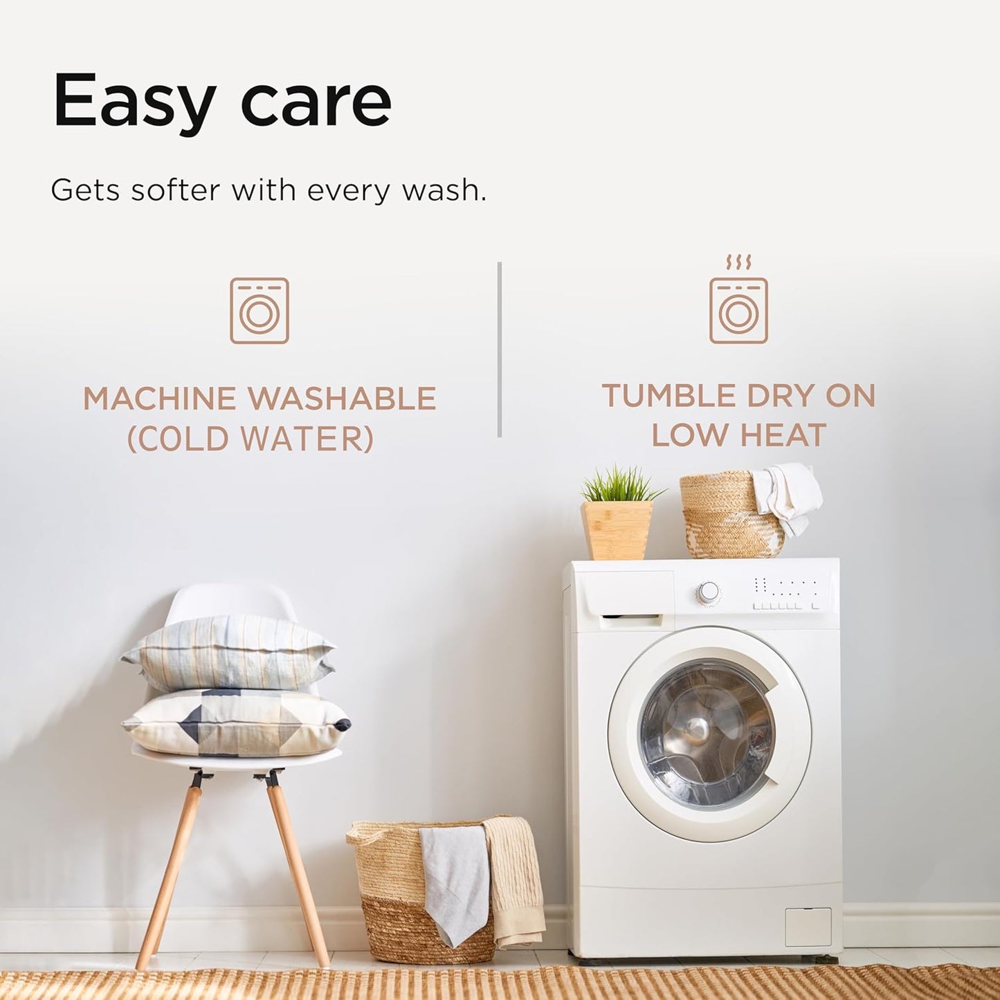 Threadmill Summer Muslin Blanket Queen | 4 Layer 100% Cotton Gauze | Soft, Breathable, and Cozy for All Seasons | Lightweight Blanket Fits Full Size Bed | Scottish Grey