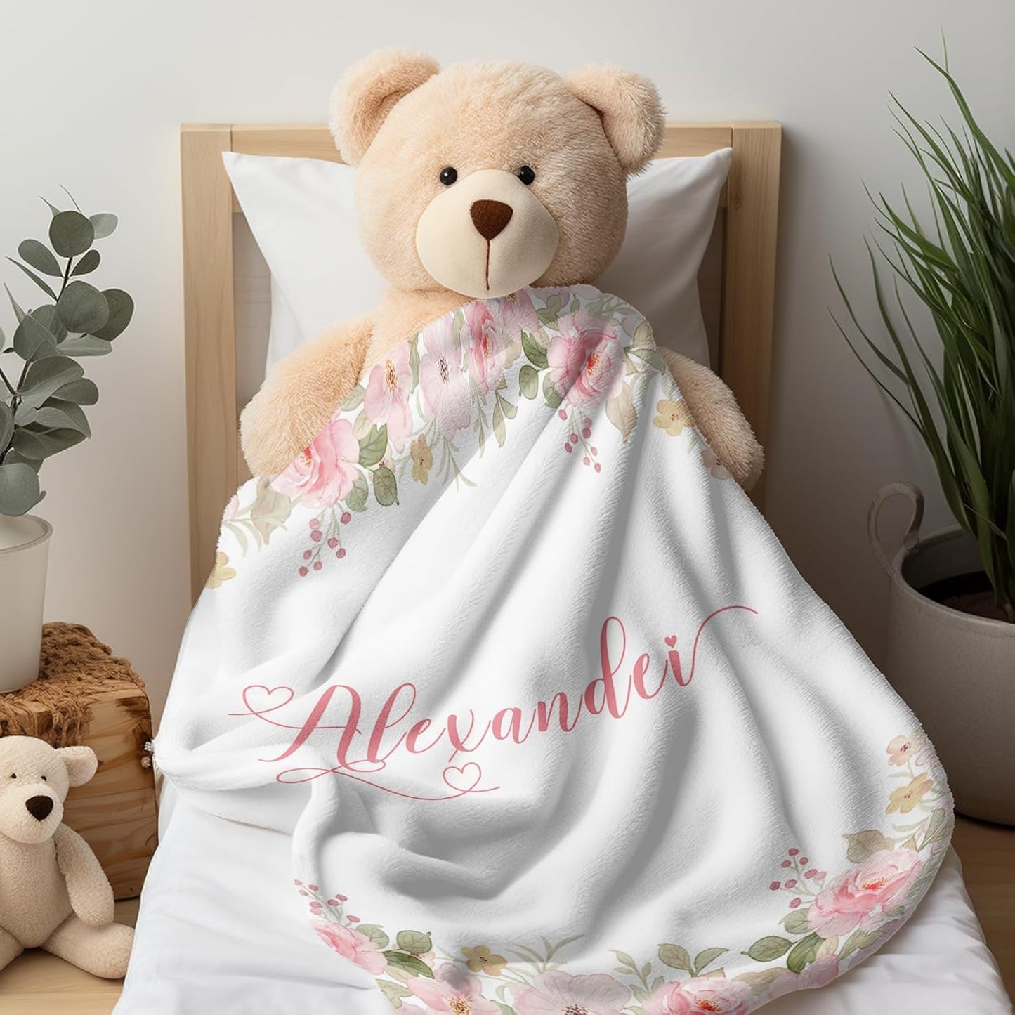 Ship Next Day, Personalized Baby Blankets - Printed in USA, Custom Name Blanket, Baby Blanket with Name, Ultra-Soft Cozy Fleece Blankets, Gifts for Baby Newborn Toddlers Boys & Girls Kids