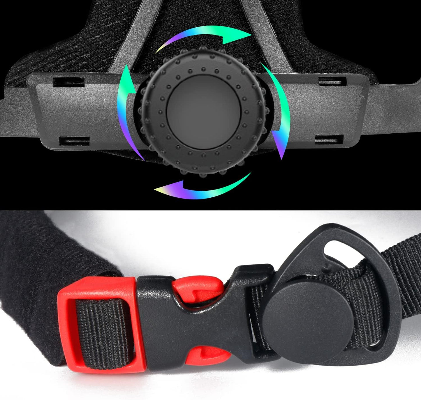 Adjustable Color Gradient Skateboard Helmet for 3-5-8-14+Ages【Toddler Kids Youth Adult】 Girls Boys Woman.Bike Helmet for Multi-Sports Cycling Bicycle Scooter Inline Roller Skate Rollerblading