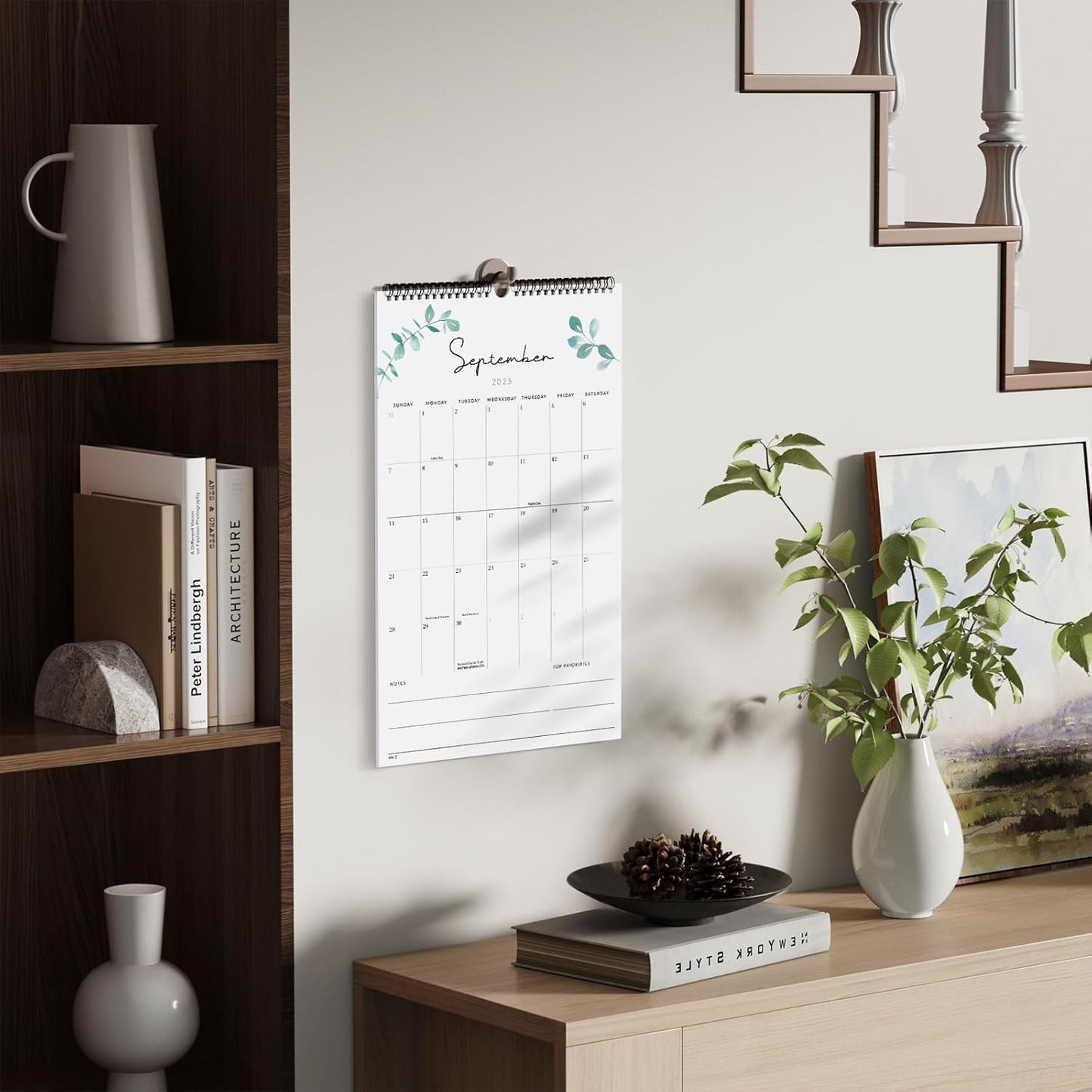 Jotsome Wall Calendar 2025-2026, Large Academic Monthly Calendar From July 2025 to December 2026 11"x17", Aesthetic Wall Decoration in Home and Office for Easy Organizing