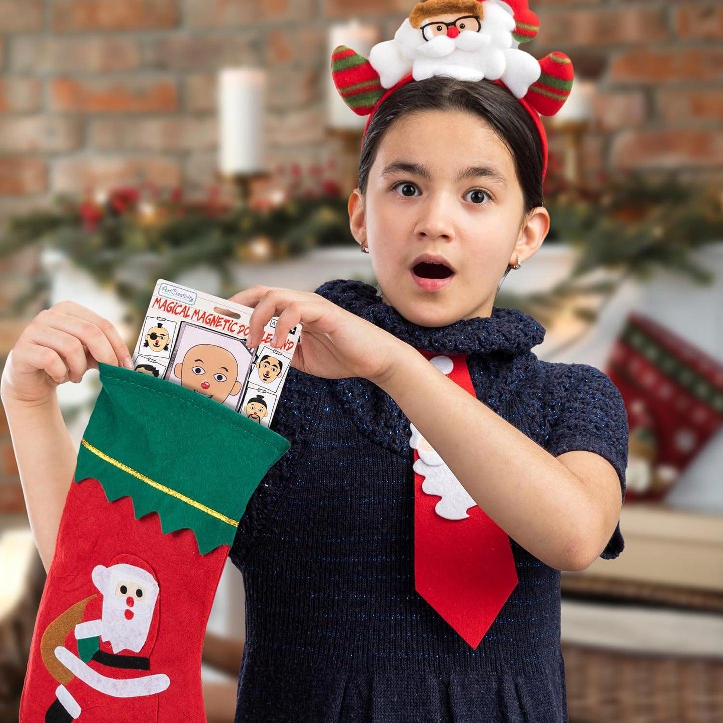 ArtCreativity Magnetic Drawing Face - 2 Pack - Travel Toys for Kids, Magnetic Toys Game, Magnet Drawing Doodle Board for Kids - Retro Toy, Vintage Toy, Travel Essentials Games for Ages 3+