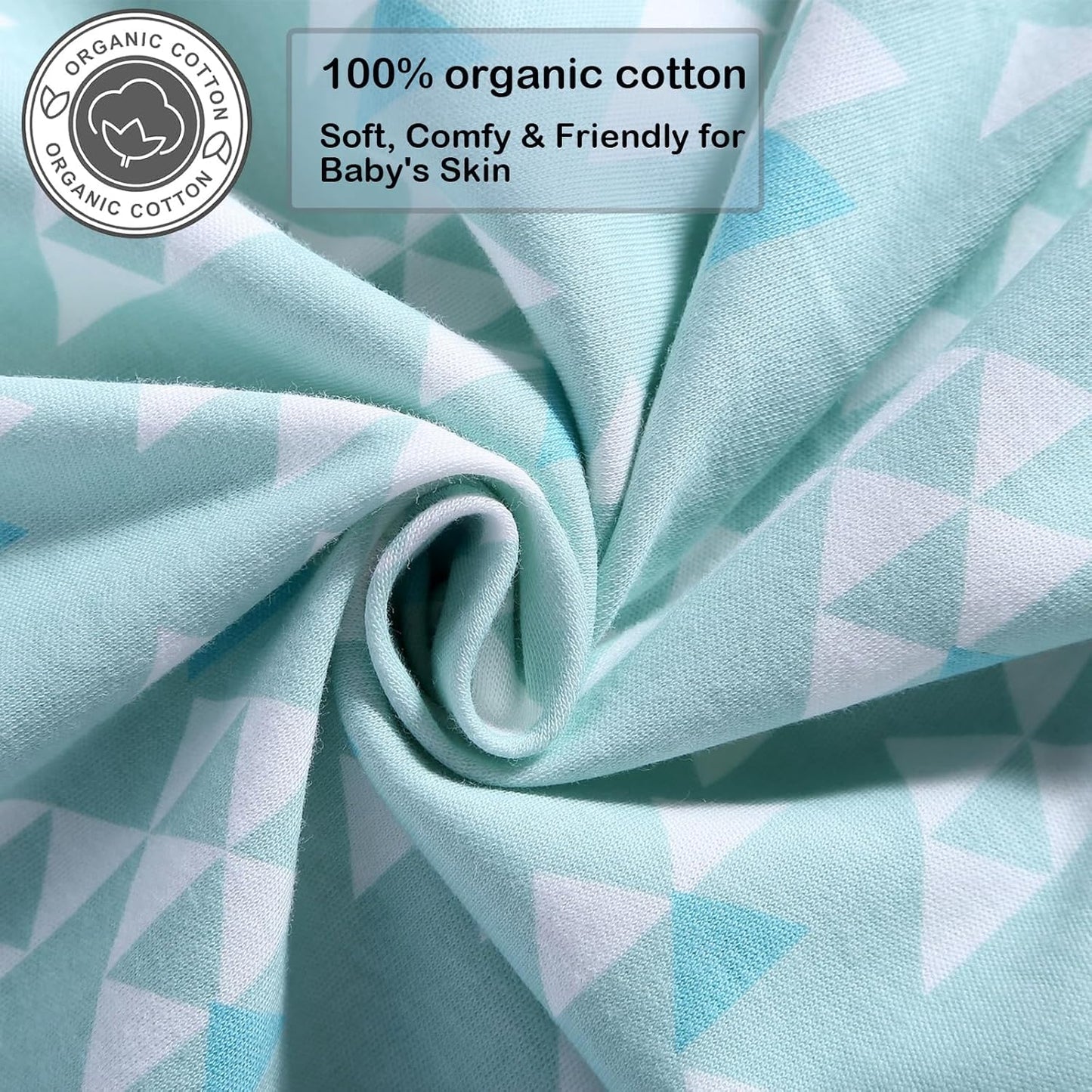 Sleepsack Swaddle,Adjustable Wearable Baby Sleep Sack XL,Miracle Swaddle for Babies Large,100% Cotton,6-12 Months(Green)