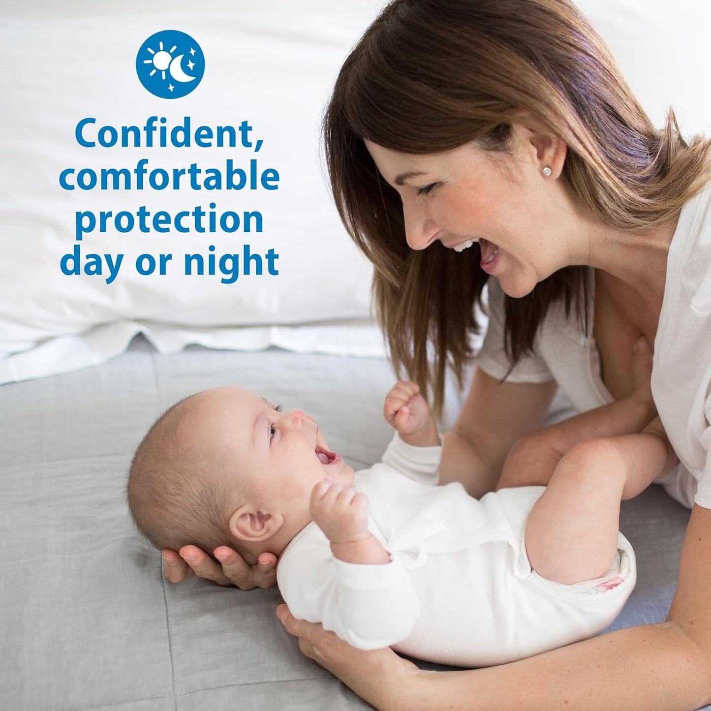 Dr. Brown's Reusable Breast Pads for Breastfeeding, Washable Nursing Pads with Laundry Bag, Day & Night Absorption, 8 Count