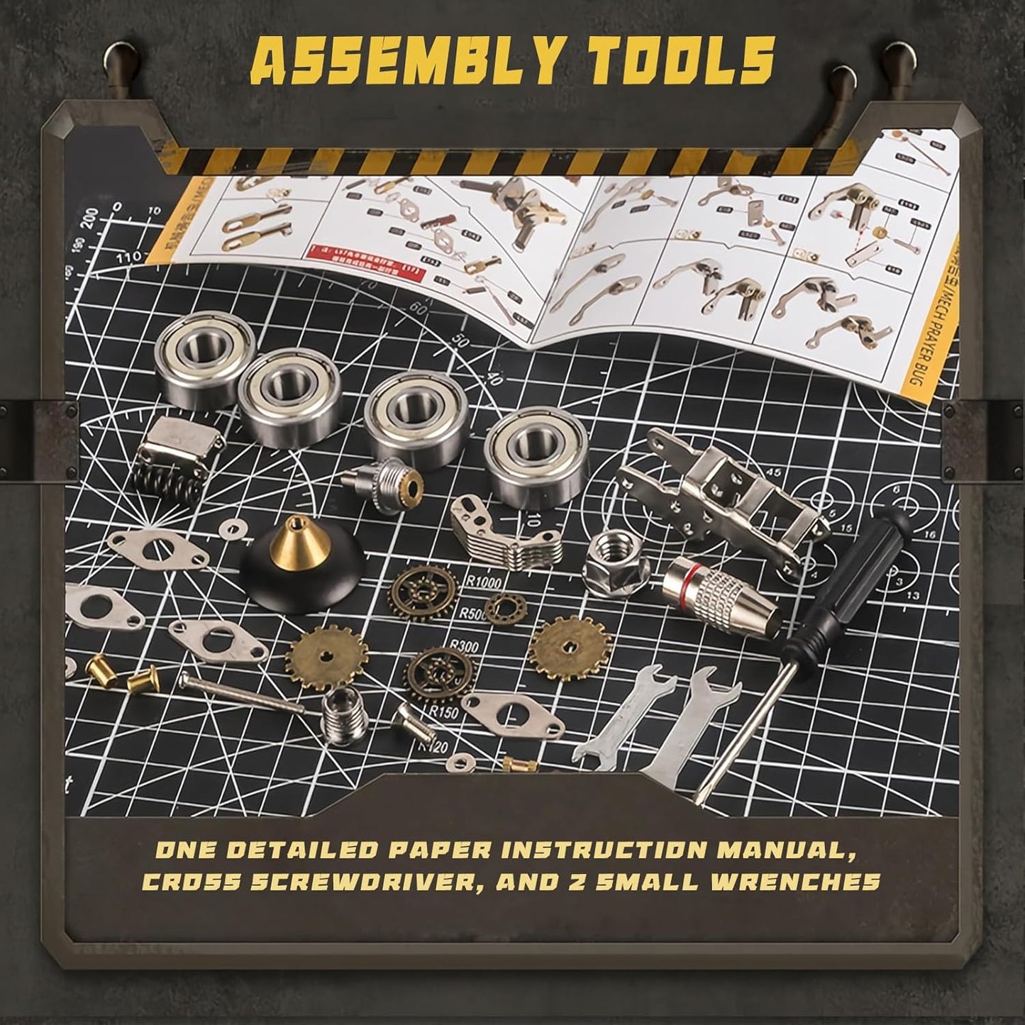 3D Metal Puzzle for Adults, Metal Model kit, Mechanical Armor Puzzle, Adult Brain teasers- The Best Gift for Men (Guardian)