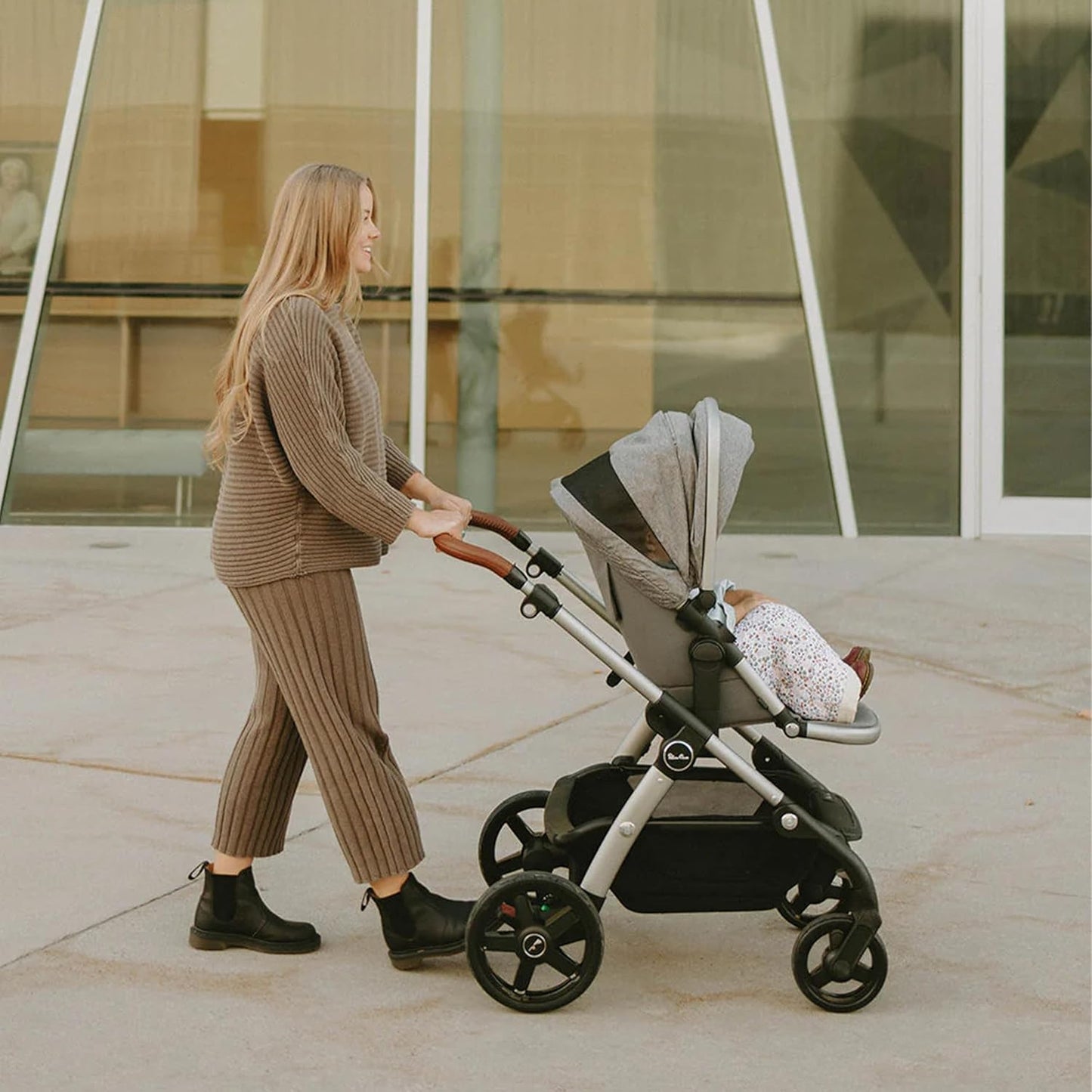 Little Unicorn Newborn Receiving Quilt | Ultra- Soft, Multi-Layered Muslin Fabric | Gift for Newborns & on-The-go (Pressed Petals)