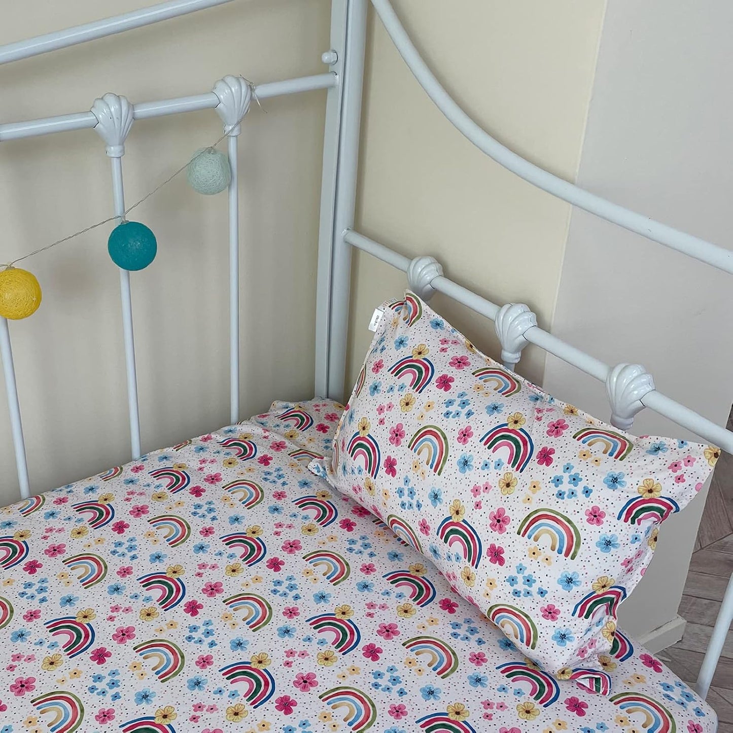 ALVABABY Toddler Pillowcases Stretchy Soft Kids Pillow Cover 2 Pack Fit 13"x 18" or 12"x18" Envelope for Girl Boy Sleepy Travel