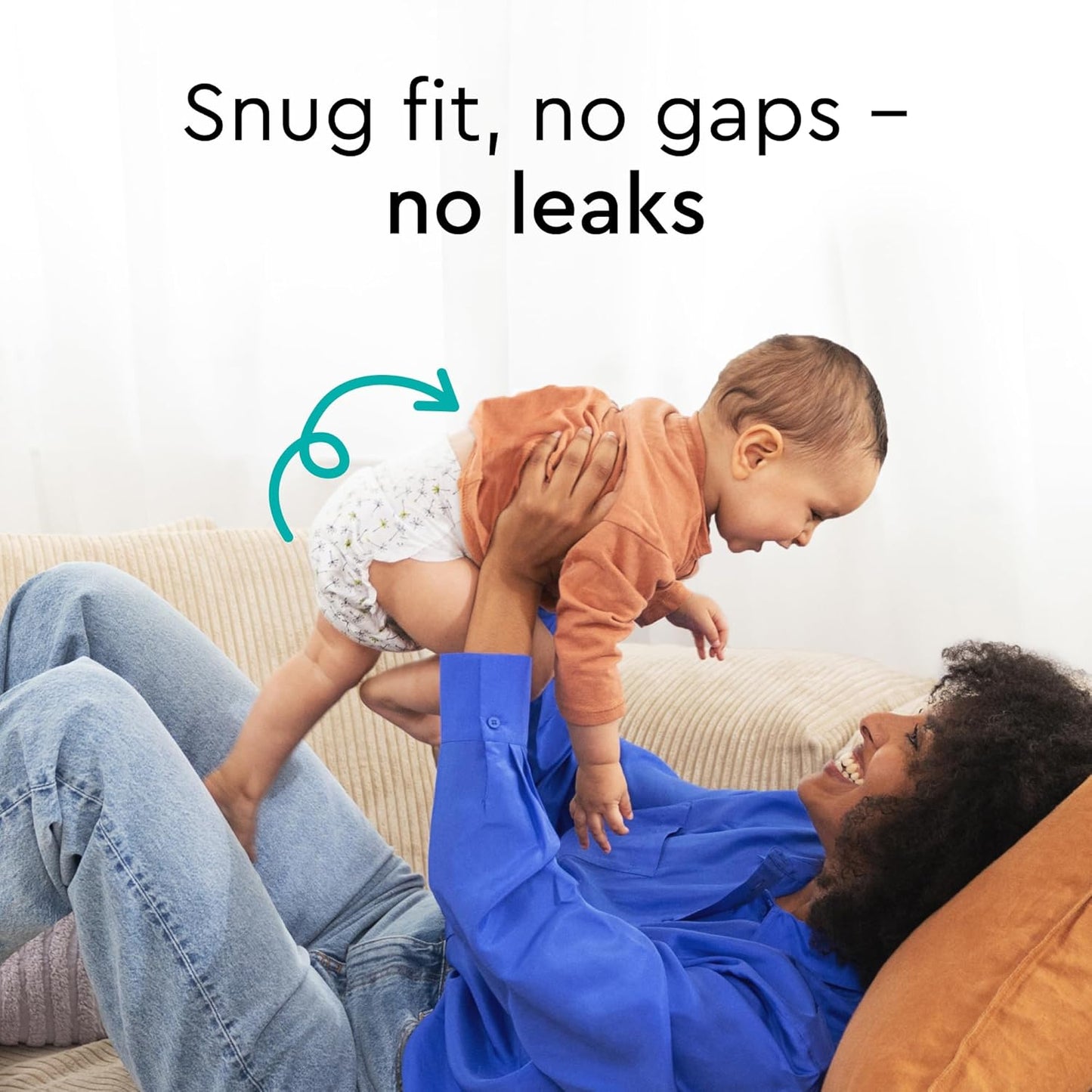 Baby Diapers - Size 2 (9-18 lbs), Monthly Supply (204 Count), Leak Protection, Skin-Friendly, Ultrasoft, Perfume- & Chlorine-Free, Hypoallergenic, Dermatologist Tested, Oeko-TEX®