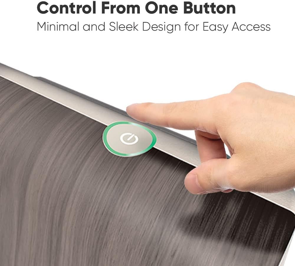 Aspen One Button Air Purifiers for Home, Cleans 1500 SqFt in 50min and 362 SqFt in 12min, HEPA Air Purifier with Automatic and App Control - Filtrate 99.97% of Smoke, Pollen, and more - Gold Oak