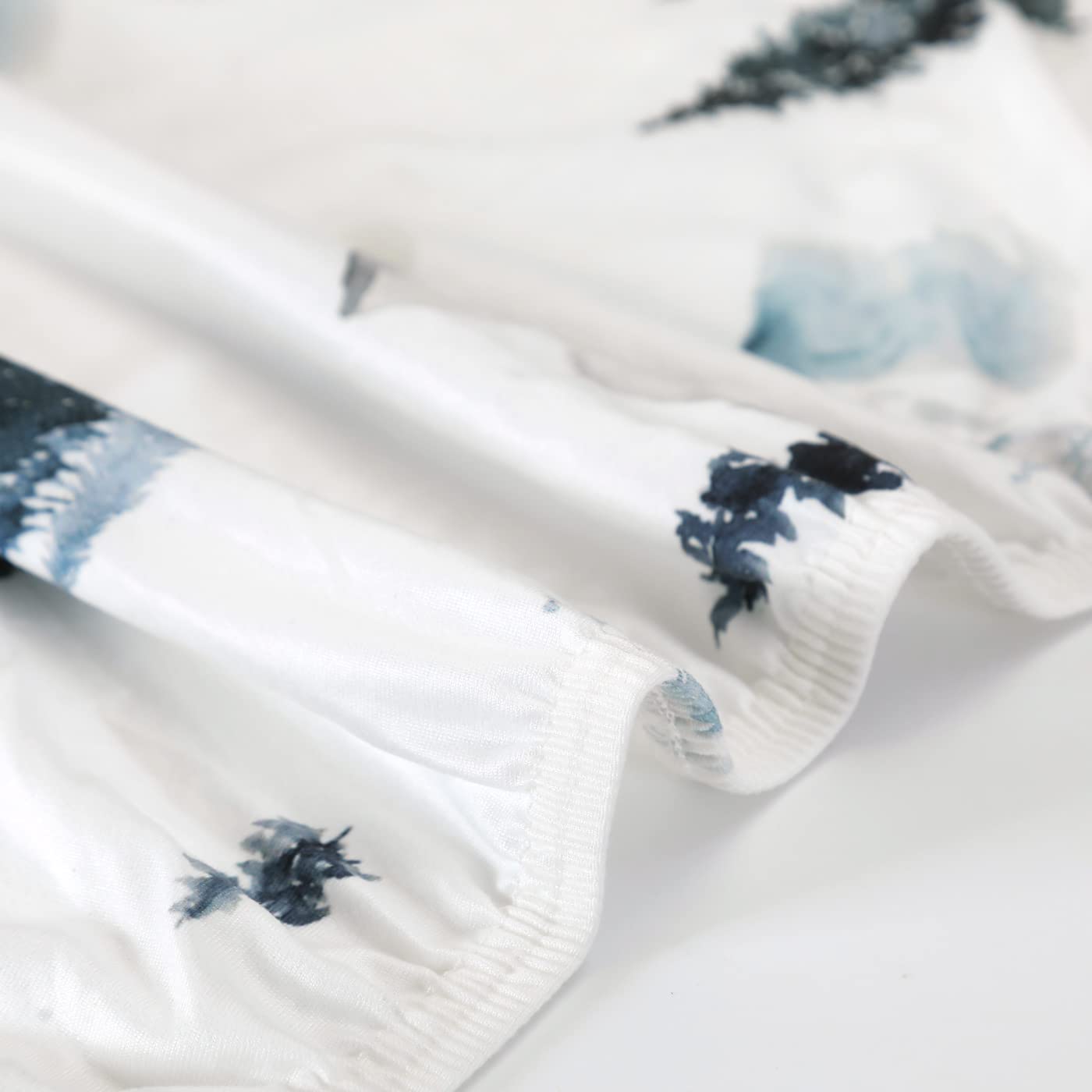 Stretch Ultra Soft Jersey Knit Fitted Pack and Play Sheets Set 2 Pack, Fit Portable/Mini Cribs Sheets, Playpen Mattress Pads Safe and Snug, Cute Stylish Playard Sheets Wild Forest Print for Baby