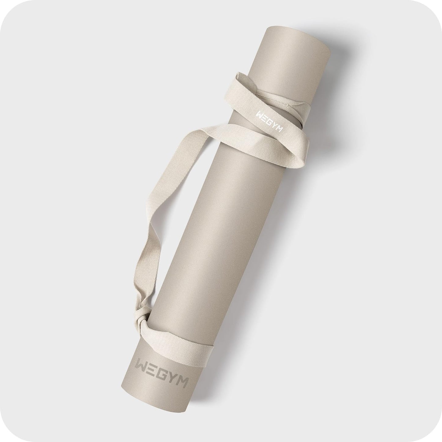 4mm Cushioned Exercise Mat for Yoga & Pilates - Anti Slip, Polyurethane with Suede Top & Carrying Strap