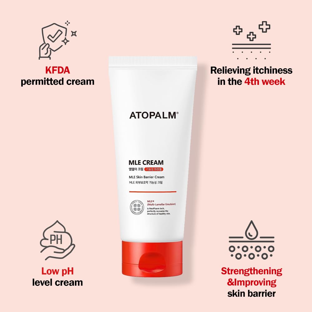 ATOPALM | MLE Eczema Cream | Premium Baby Face Cream | Body Moisturizer for Skin Barrier | Baby Lotion for Relieving Itchiness & Redness | Baby Eczema Cream for Sensitive Skin | 5.6 fl oz (165ml)