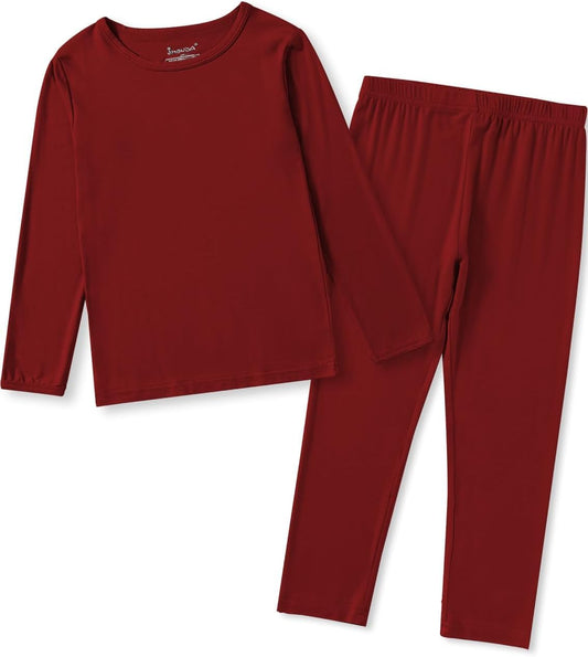 Jimonda Baby Boys Girls Pajama Sets Toddler Sleepwear Cool Jammies 2pcs Viscose from Bamboo PJs 18M-8Y