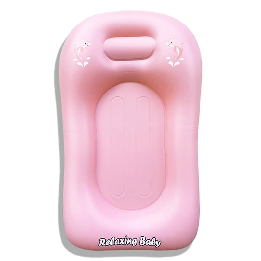 I Inflatable Baby Bathtub, Baby Tubs for Newborns to Toddlers, Infant Bathtub for Baby Travel Essential for Age from 0 to 6 Months,Baby Lounger Pillow for Newborn