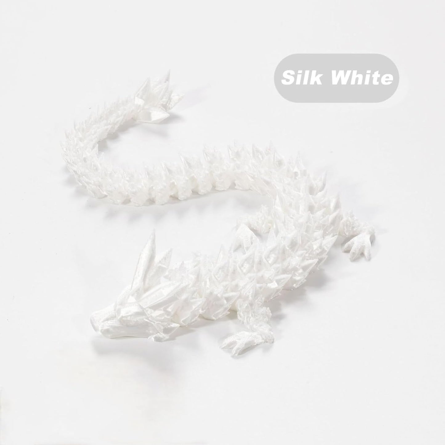3D Printed Dragon in Egg, Full Articulated Dragon Crystal Dragon with Dragon Egg， Home Office Decor Executive Desk Toys, Adults Fidget Toys for Autism ADHD，3D Printed Gift