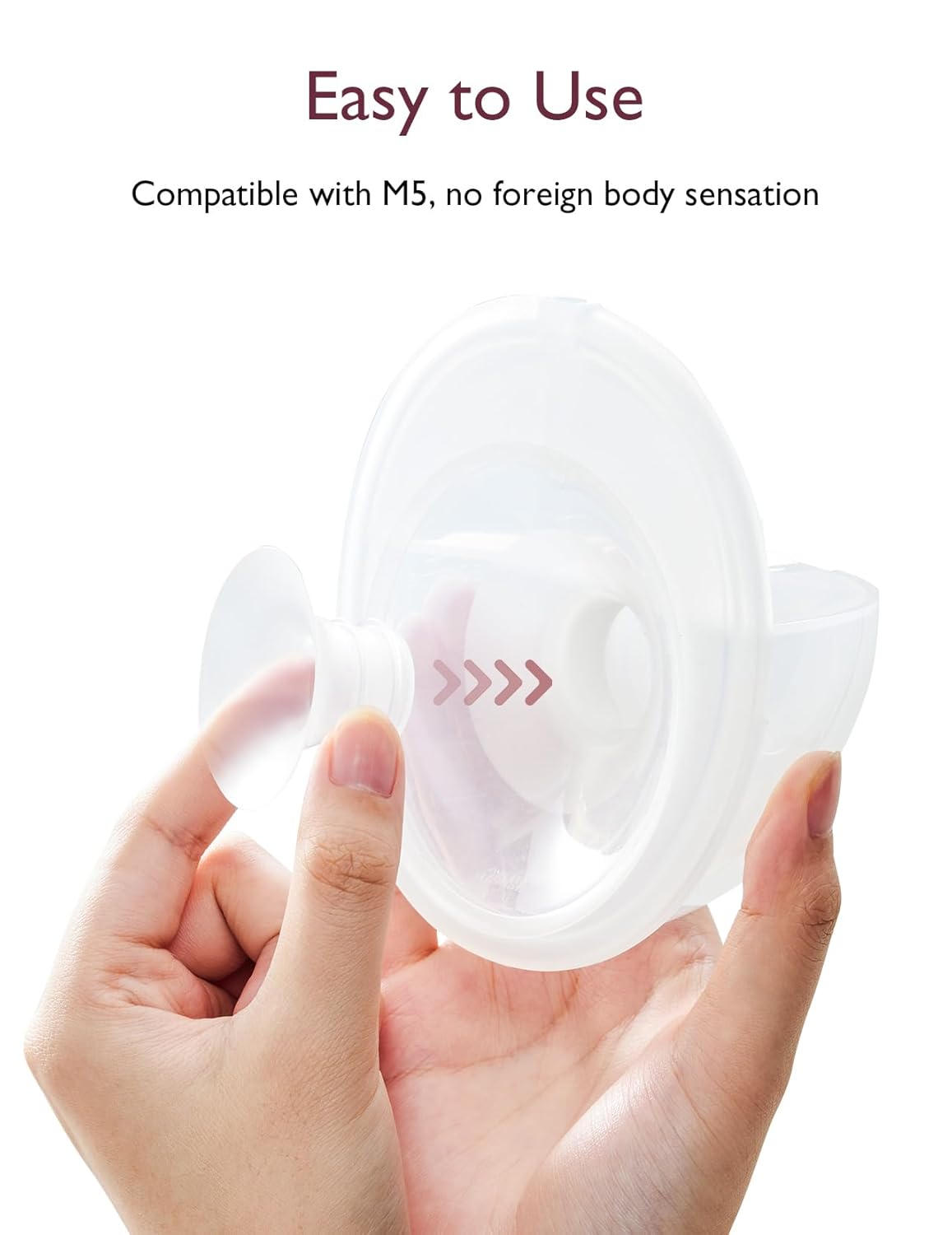 Momcozy Flange Insert 21mm Compatible with Momcozy M5. Original M5 Breast Pump Replacement Accessories, 1PC (21mm)
