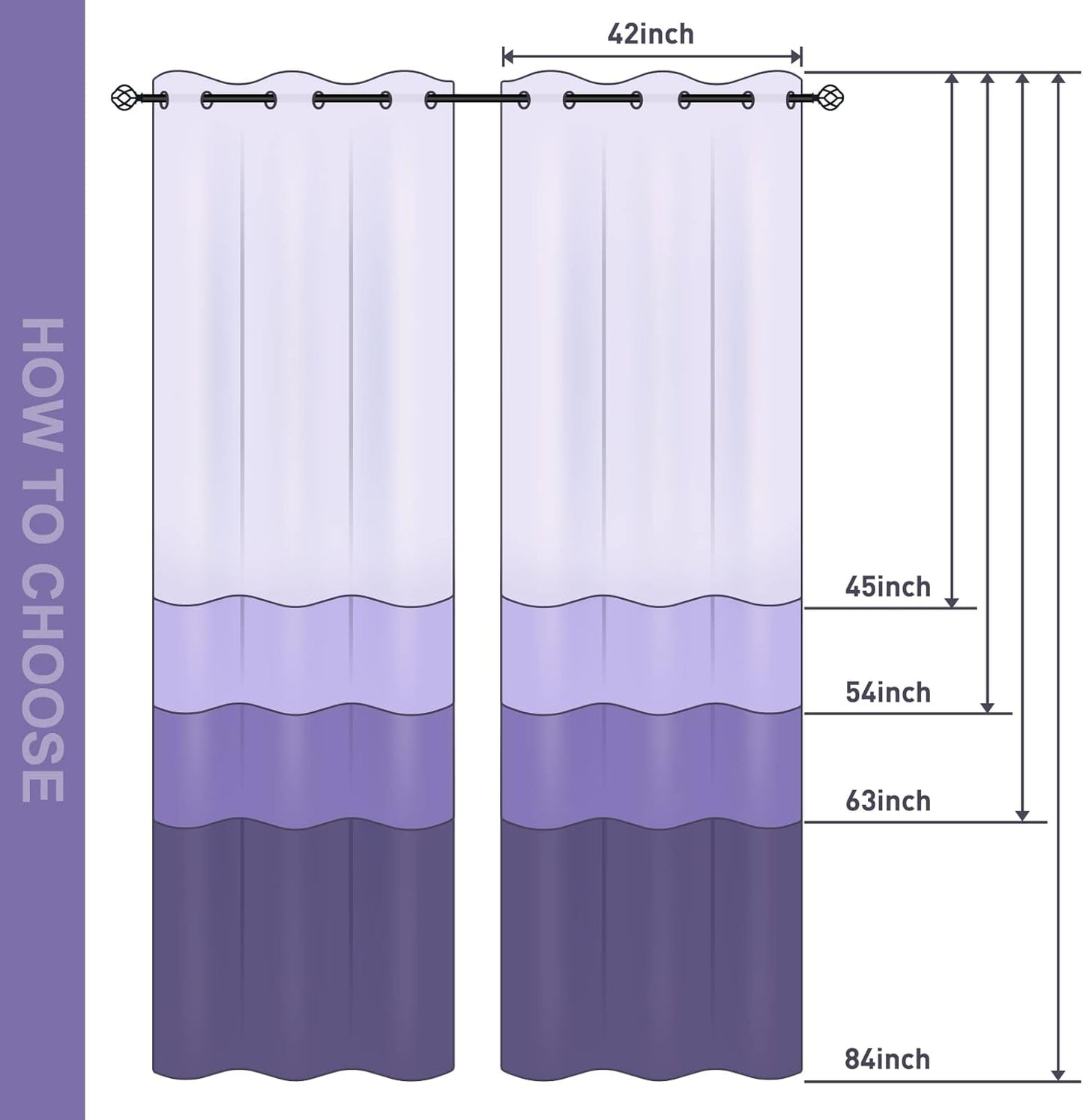 Aimego Galaxy Blackout Curtains Outer Space Universe Nebula Night Starry Window Drapes Decor for Kids Boys Teens Bedroom Living Room Grommet Room Darkening Curtains 2 Panel Set, 42"X63"