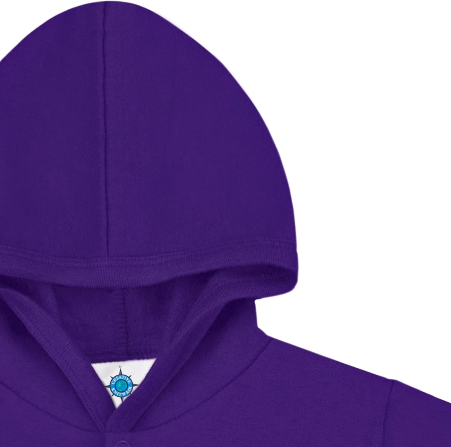 Creative Knitwear College Baby Snap Hooded Jacket - Team Logo, Multiple Colors, for Boys & Girls, (0-24 Months)