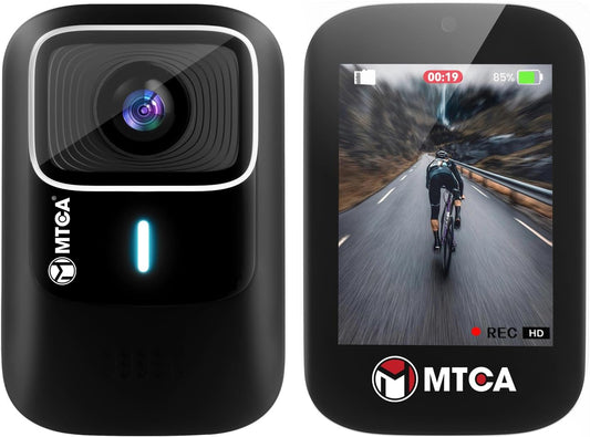 asika 4K Ultra HD Action Camera with Touch Screen-Waterproof Sports Camera,6-Axis Gyro Stabilization,145° Wide-Angle,Loop Recording for Vlogging,Cycling,Motorcycle(Supports Time-Lapse/Pre-Record)