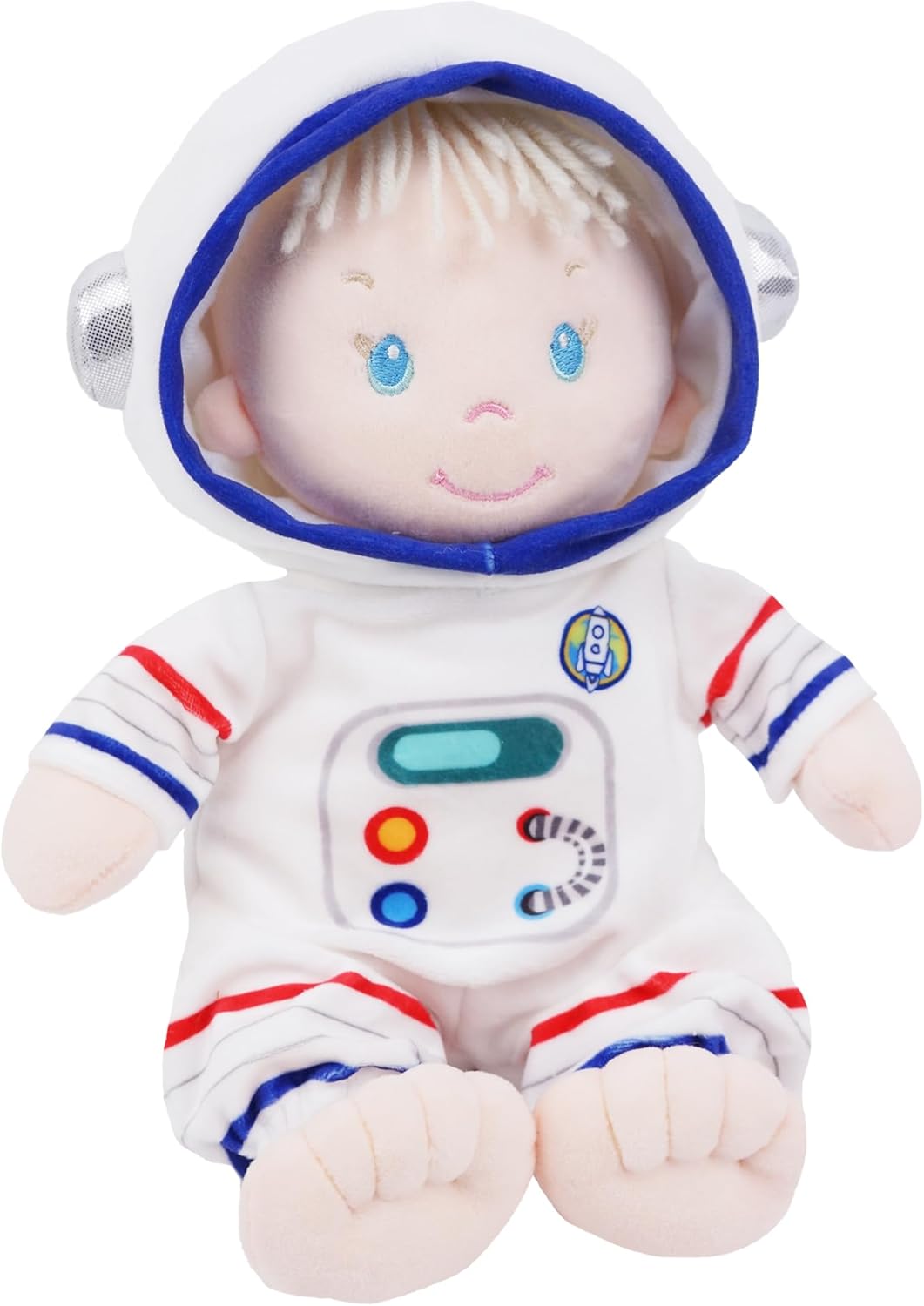 June Garden 12" Sweet Dolly Astronaut - Stuffed Ultra Soft Baby Doll for Birth and Up - Spacesuit Outfit