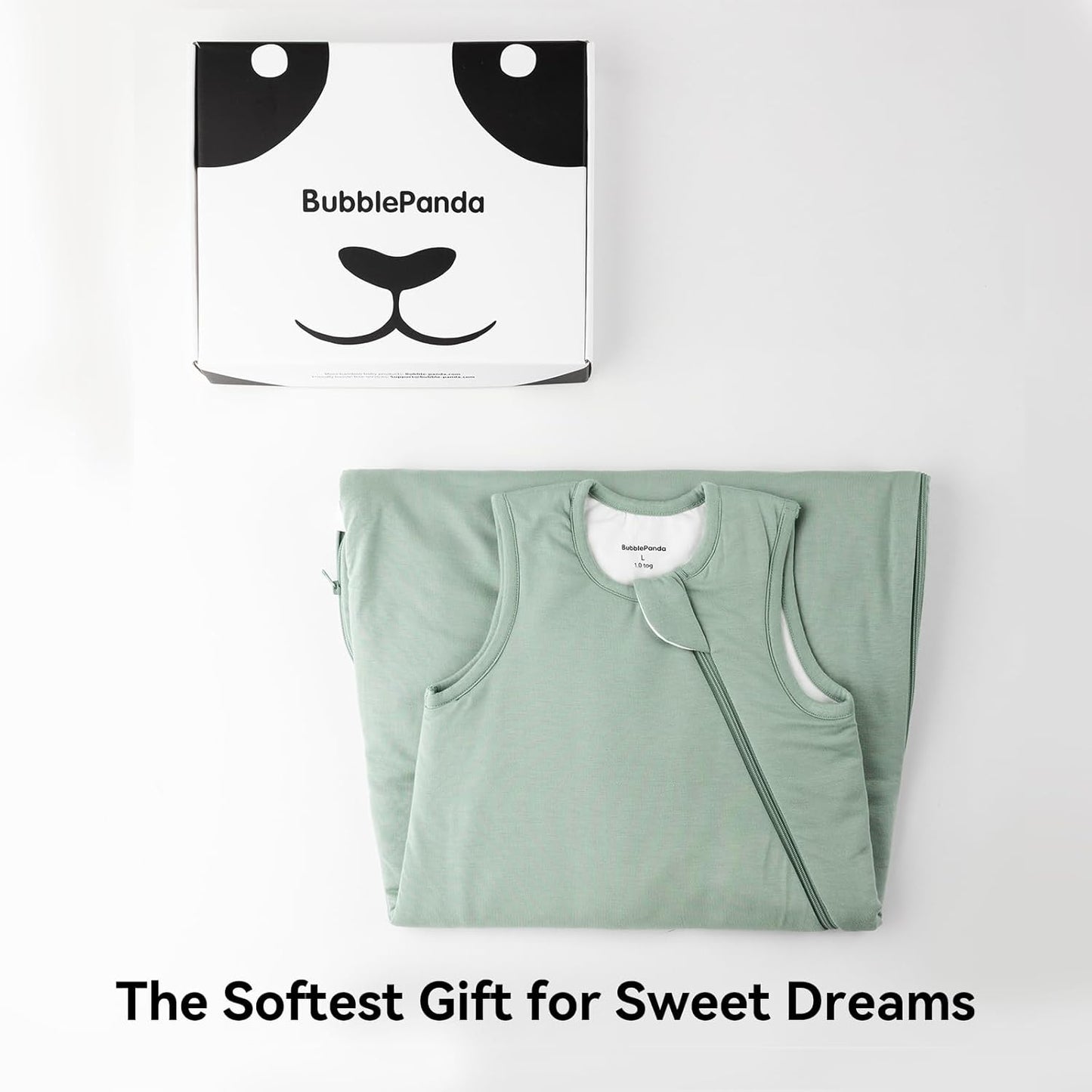 BubblePanda Rayon Made from Bamboo Sleep Sack 2t-3t 0.5 Tog Soft Lightweight Toddler Sleep Sack 24-36 Months for Babies 2-Way Zipper Wearable Blanket Baby 3t