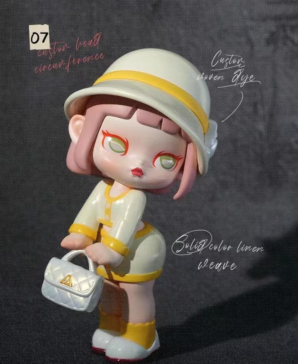 Anita Cute Doll Fashion Week Series Figures 8PCs Random Design Box Toys for Modern Home Decor, Collectible Toy Set for Desk Accessories