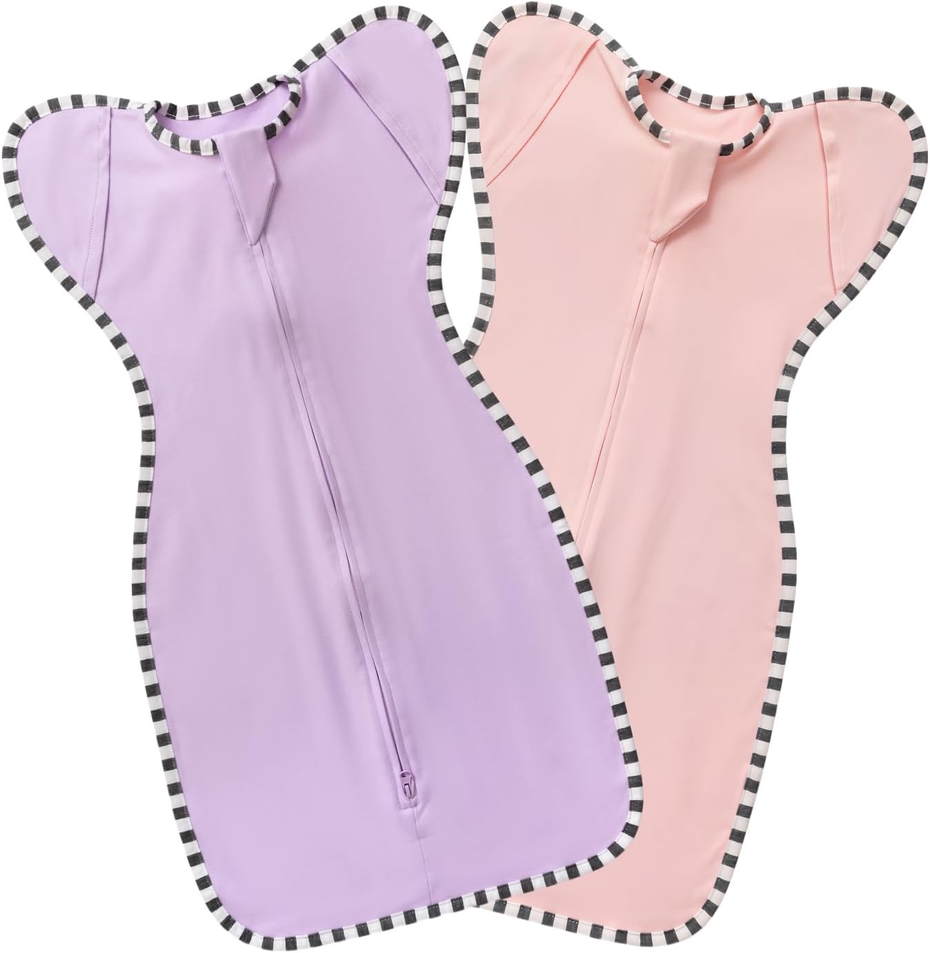 Baby Swaddle Blanket for Newborns and Infants,2-Piece Set Infant Pajamas,Bidirectional Zipper,Easy to Put On and Take Off