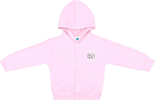 Creative Knitwear College Baby Snap Hooded Jacket - Team Logo, Multiple Colors, for Boys & Girls, (0-24 Months)