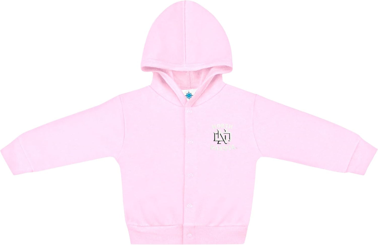 Creative Knitwear College Baby Snap Hooded Jacket - Team Logo, Multiple Colors, for Boys & Girls, (0-24 Months)