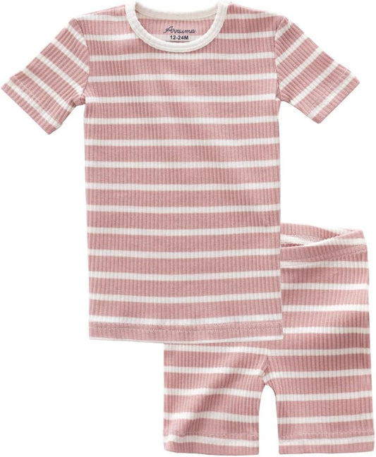 AVAUMA Baby Boys Girls Pajama Set 6M-7T Kids Cute Toddler Snug fit Pjs Cotton Sleepwear