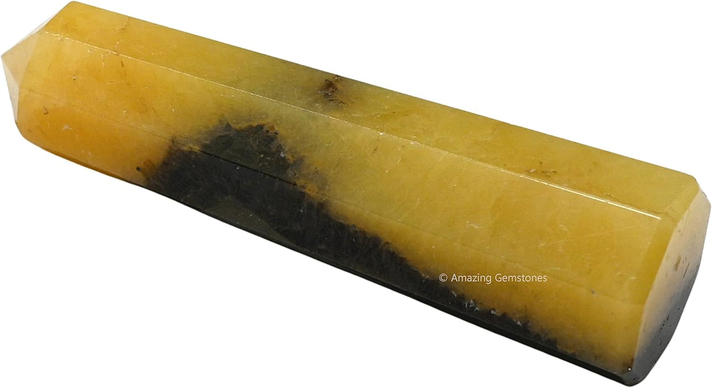Amazing Gemstone Septarian Crystal Towers - Natural Healing Crystal Point Obelisk for Reiki Healing and Crystal Grid (3 Inch)