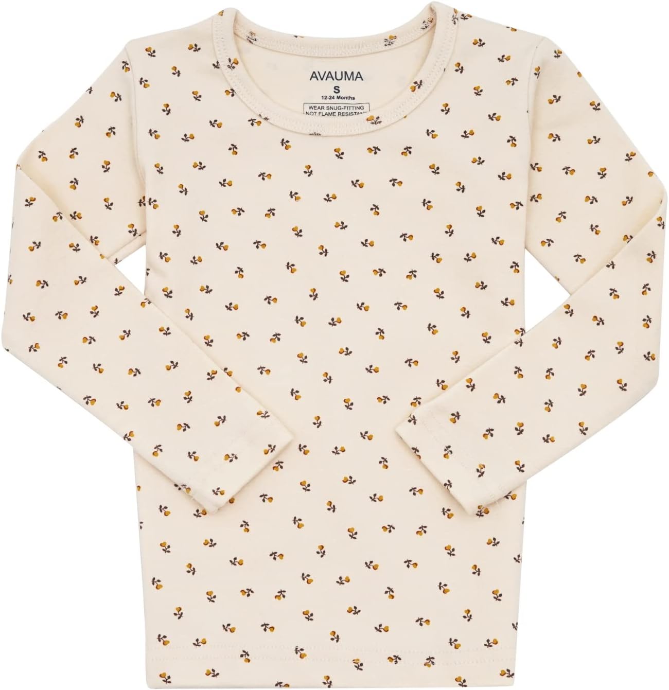 AVAUMA Baby Boys Girls Pajama Set 6M-7T Kids Cute Toddler Snug fit Pattern Design Pjs Cotton Sleepwear