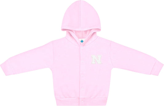 Creative Knitwear College Baby Snap Hooded Jacket - Team Logo, Multiple Colors, for Boys & Girls, (0-24 Months)