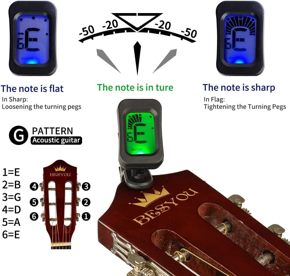 38in Beginner Acoustic Guitar Basic Starter Kit Tuner Bag Capo Strings Winders Strap Picks Student/Kids Guitar Pickguard with Gig Bag Pink