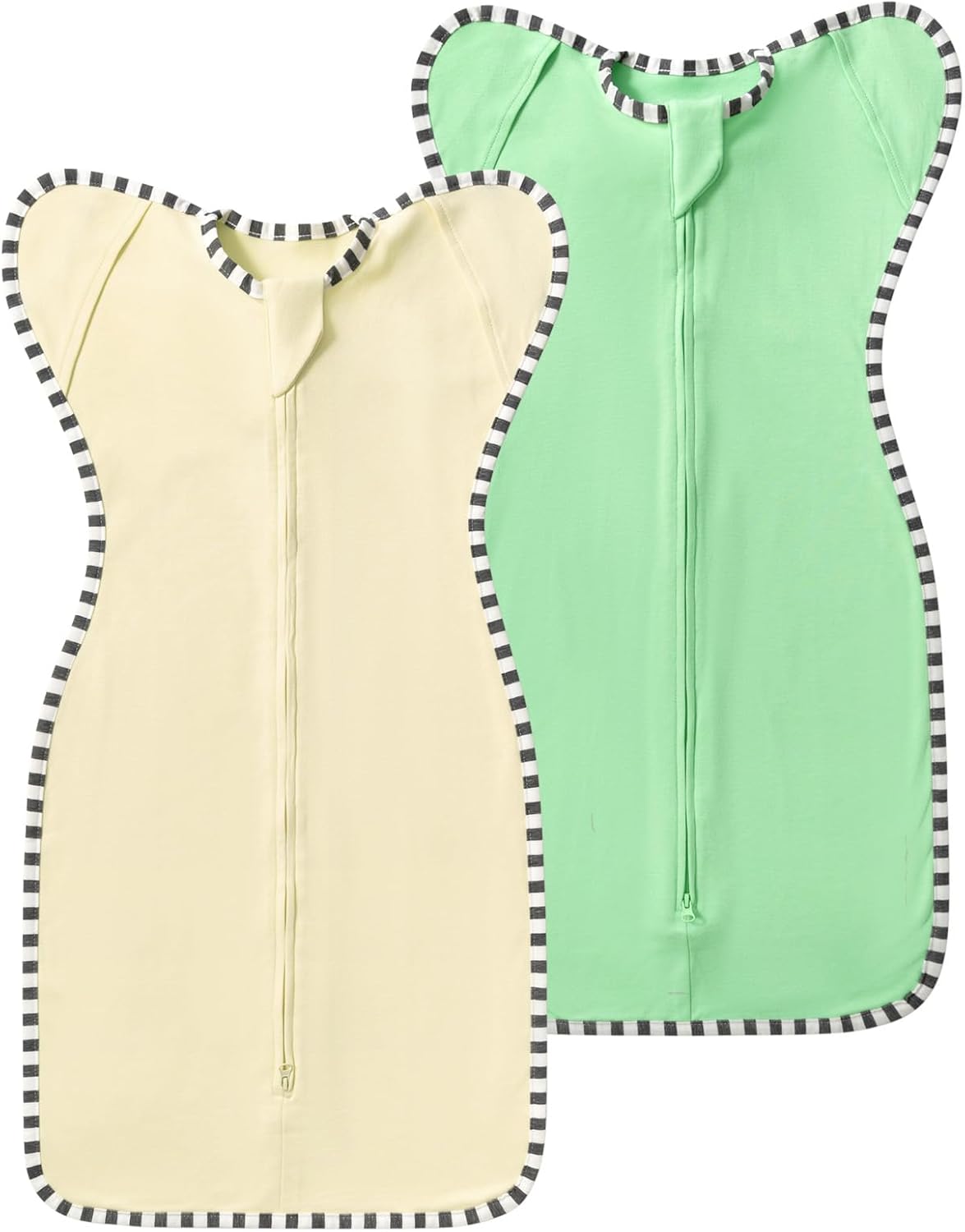 Baby Transition Swaddle 2-Pack, Newborn Sleep Sack, Arms Up Design (Arms In/Out), Infant Swaddle for Boys Girls