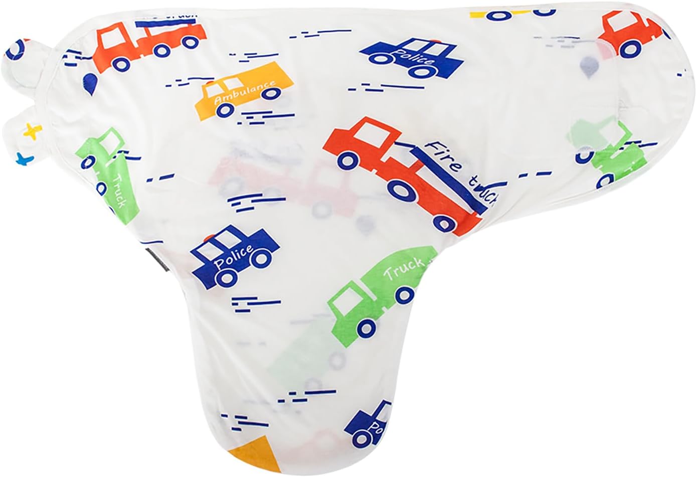 HOUSBAY Baby Swaddle Blanket Boy Girl Super Soft Material Newborn Adjustable Swaddles 2-Way Zipper Sleep Sack 1 Pack (Colorful Car, Medium/Large | 3-6 Months)