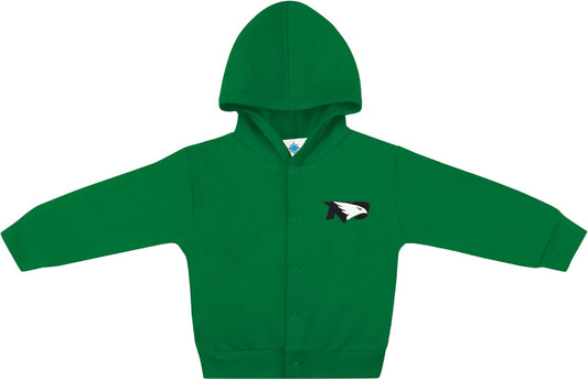 Creative Knitwear College Baby Snap Hooded Jacket - Team Logo, Multiple Colors, for Boys & Girls, (0-24 Months)