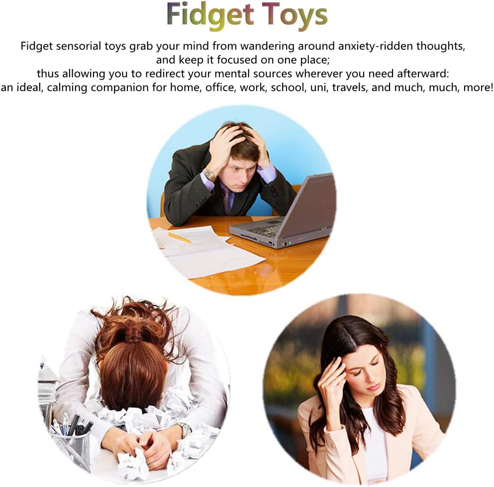 Infinity Cube Fidget Toys Aluminum Metal Stress Relief and Anti Anxiety Finger Flip Cubes Toys for Kids and Adults Idear Gadgets for Men with Exquisite Packaging