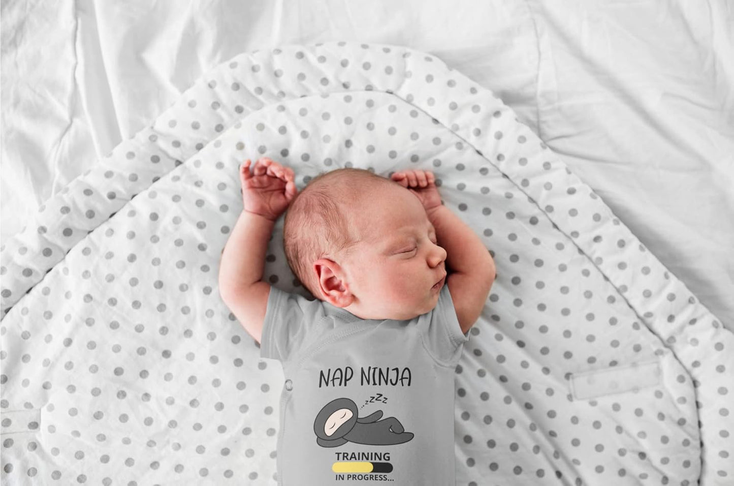 Infant Short Sleeve Baby Bodysuit for Sensitive Skin | Eczema-Friendly Newborn Clothing for Boys or Girls