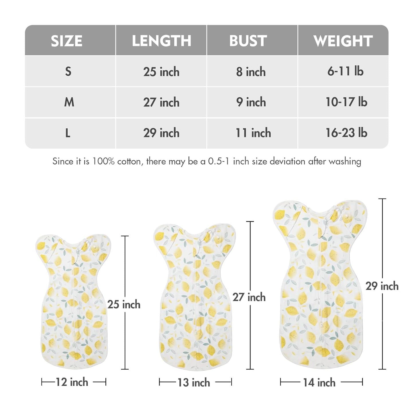 Baby Swaddles Sleep Sacks 3-6 Months - Baby Transitional Swaddles Sack, Arms Up Swaddle for Newborns, Infants Bag with 2-Way Zipper, Newborn Essentials