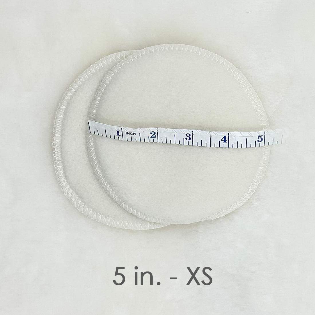 Soothingly Soft Merino Wool Nursing Pads, Style Softline, Extra Thickness, 5 in. Diameter (XS)