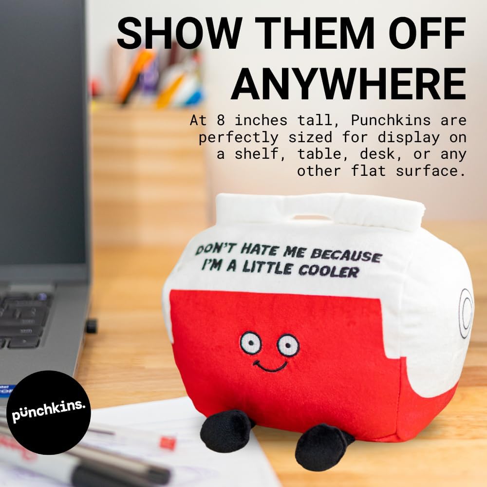 Acorn Nuts Plushie, Funny Meme Gag Gift, Comical Plush Collectible, White Elephant, Stocking Stuffer Present, Great for Emotional Support, Fun Desk Accessory, Weighted Base for Display