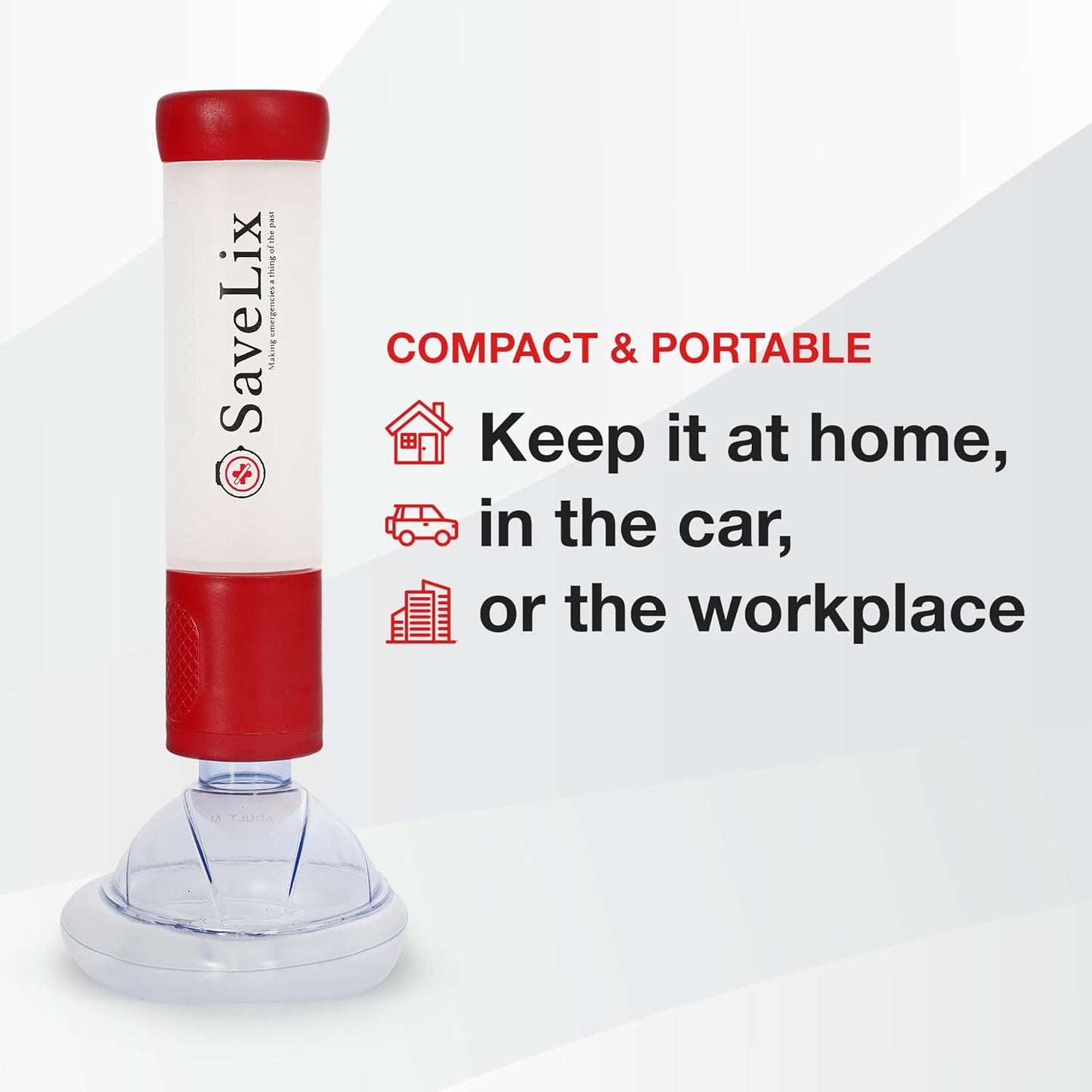 Anti-Choking Device – Portable Airway Suction Device & First Aid Kit for Adults & Children – Lightweight & Compact Emergency Solution for Home, Car & Travel