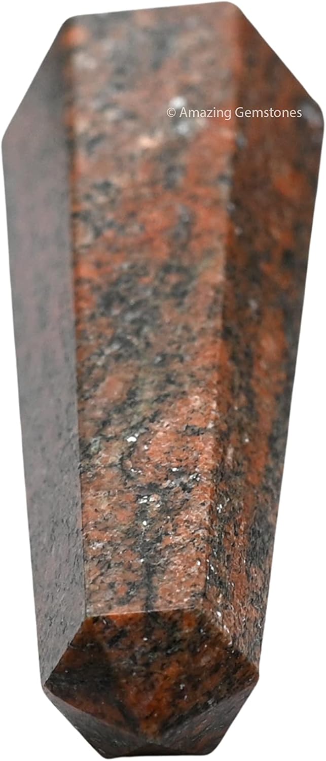 Amazing Gemstone Unakite Crystal Towers - Natural Healing Crystal Point Obelisk for Reiki Healing and Crystal Grid (2" to 3" Inch)