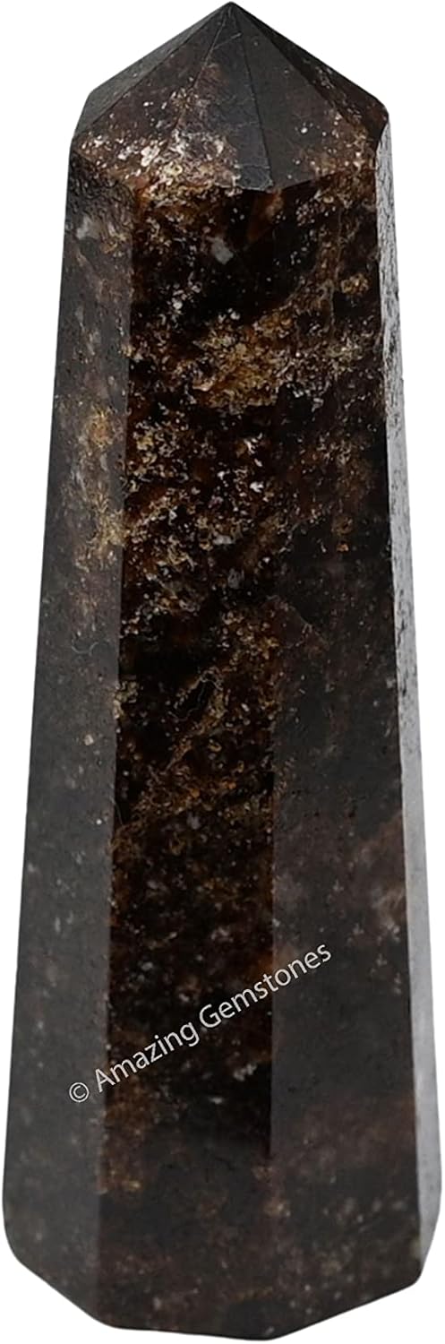 Amazing Gemstone Garnet Crystal Towers - Natural Healing Crystal Point Obelisk for Reiki Healing and Crystal Grid (2 Inch to 3 Inch)