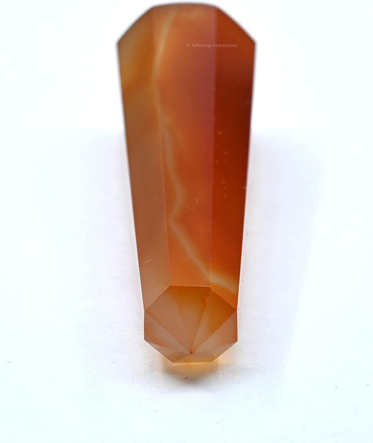 Amazing Gemstone Carnelian Onyx Crystal Towers - Natural Healing Crystal Point Obelisk for Reiki Healing and Crystal Grid (3 Inch)