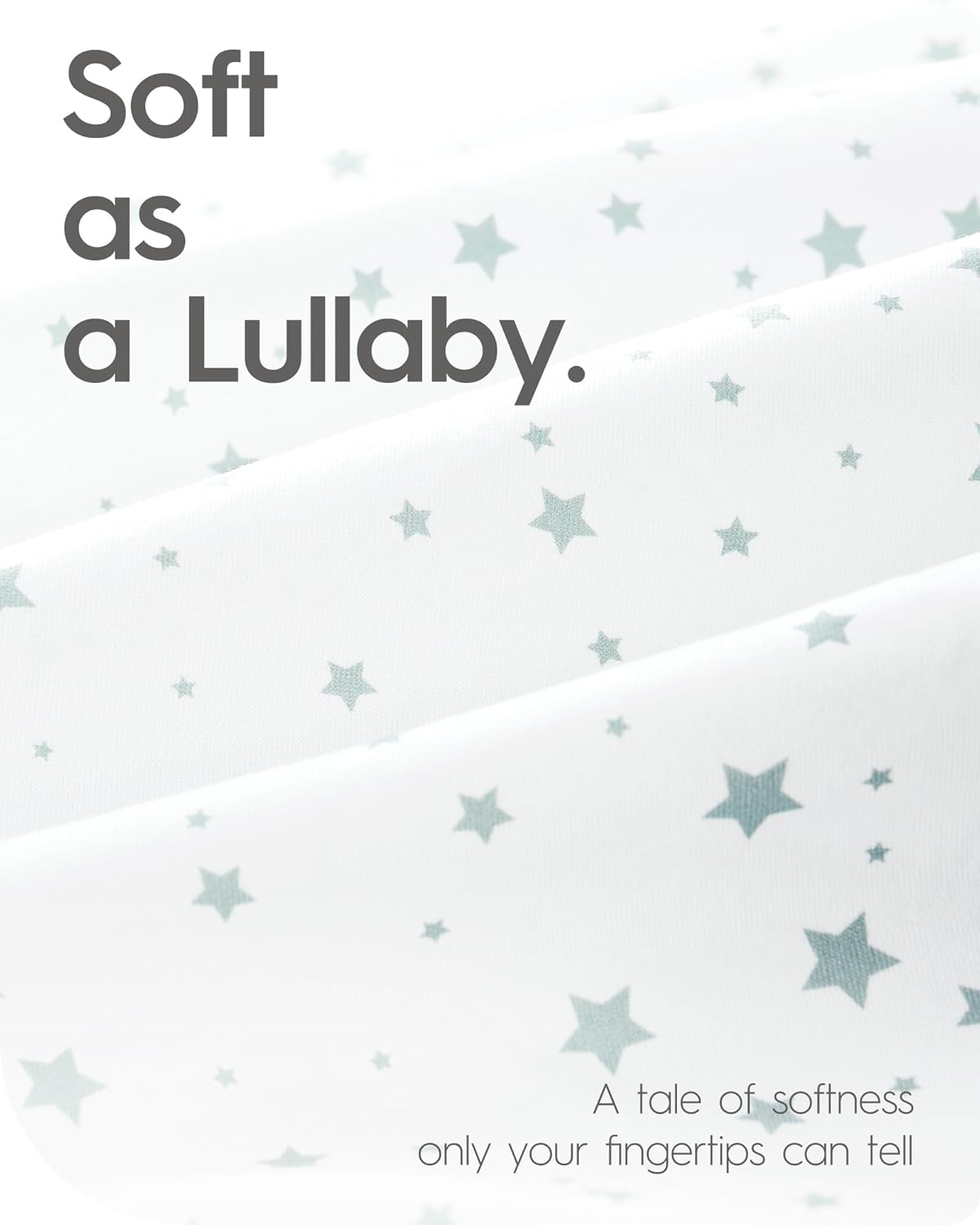 Pack and Play Sheets Fitted, TotBasic Buttery Soft Portable Crib Sheets, Compatible with Graco Pack n Play Playard Crib & Other 27 x 39 Inch Playpen Mattress, 2 Pack Playard Sheets(Grey Stars & Moon)