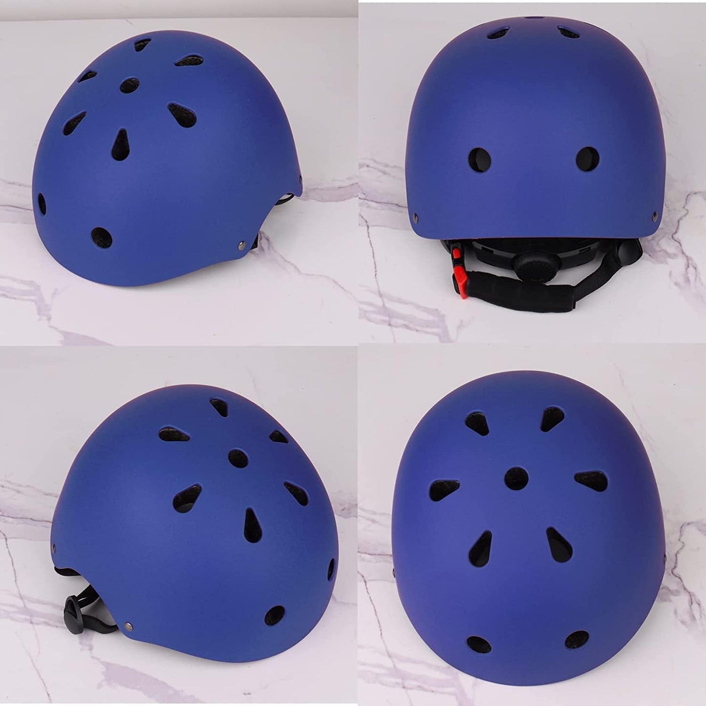 Adjustable Kids Helmet with Knee Pad, Elbow Pads & Wrist Guards - Toddler Bike Helmets for Ages 3-5, 5-8, 8-14 Years - Perfect for Skating, Biking, Cycling, and Skateboard - for Boys and Girls